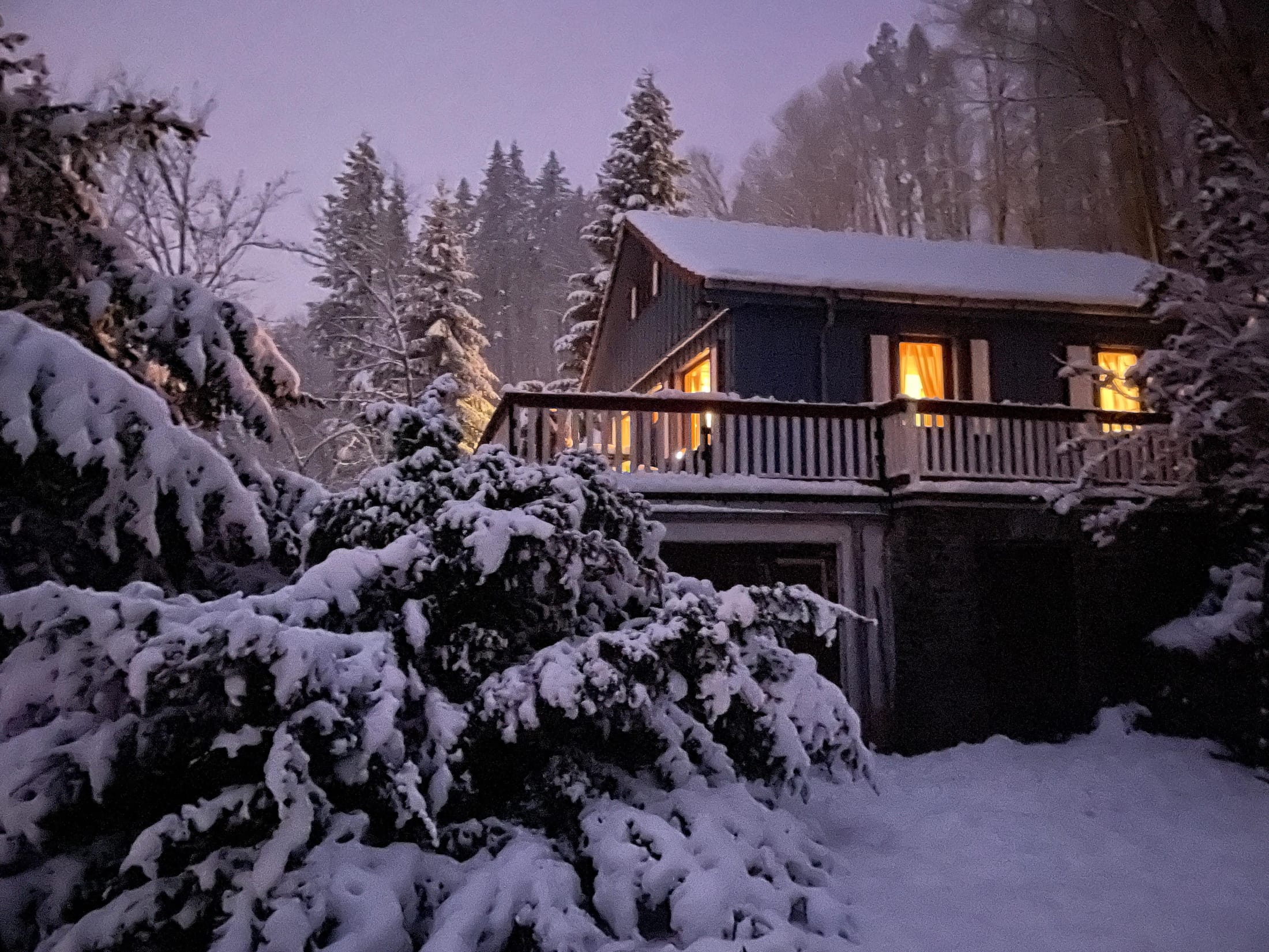 Außenansicht – Waldhaus im Erzgebirge (Bild 2 von 6)